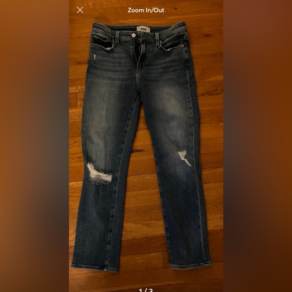 Paige Cindy straight jeans